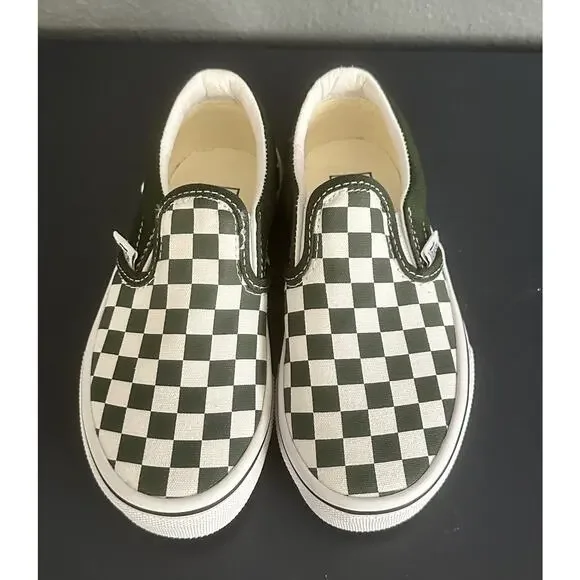 Vans Unisex Youth Classic Slip-On Shoe Color Theory Checkerboard Size 11.5UY NEW - Picture 7 of 10